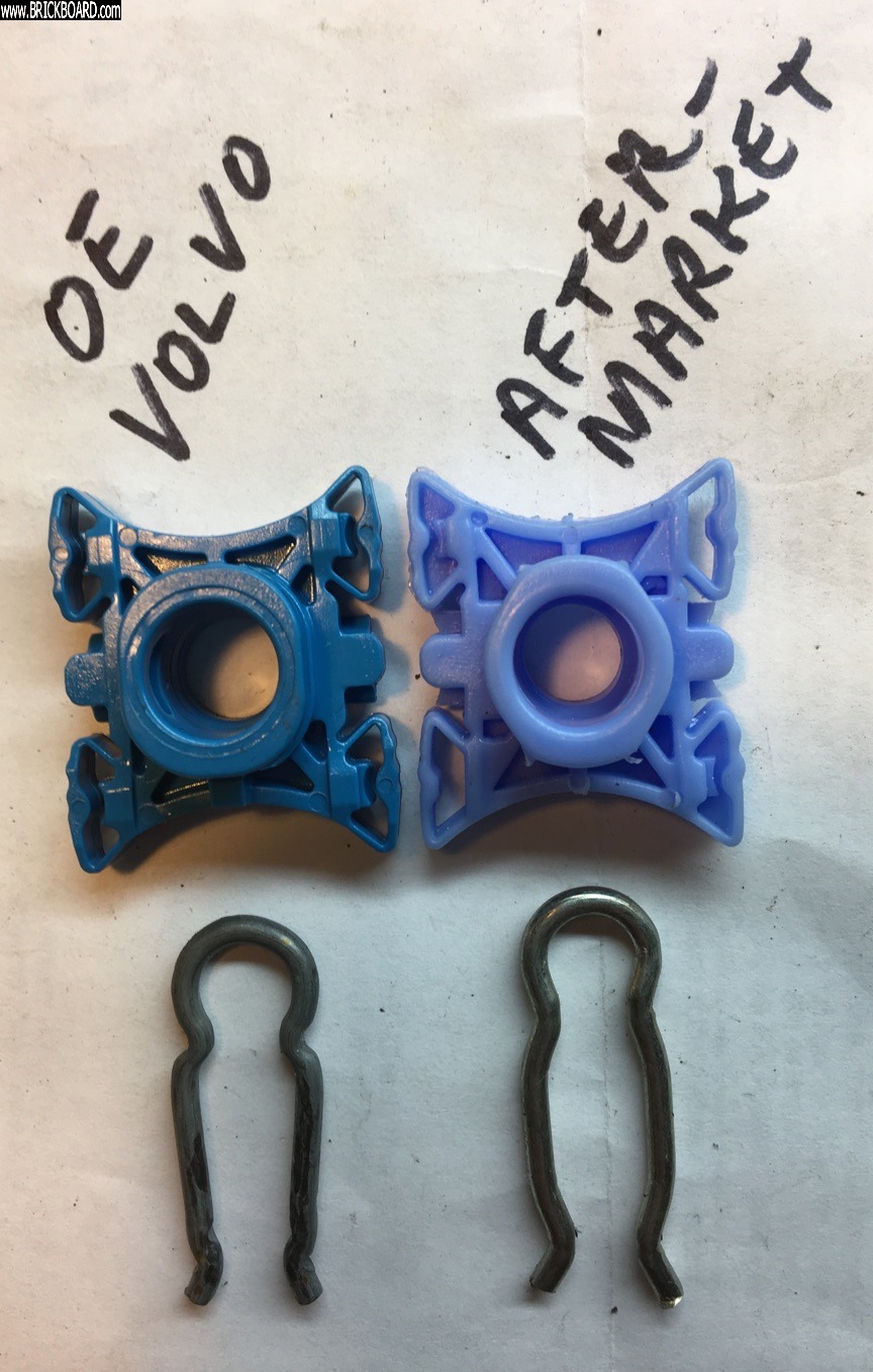 Volvo S80 -- Window Slider OE vs Aftermarket