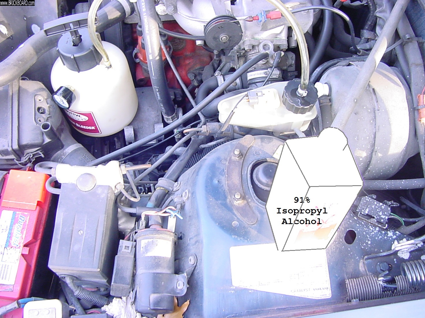 Volvo 200 -- 1992 Volvo 240 GL ABS Brake Fluid Flush 03FEB2019