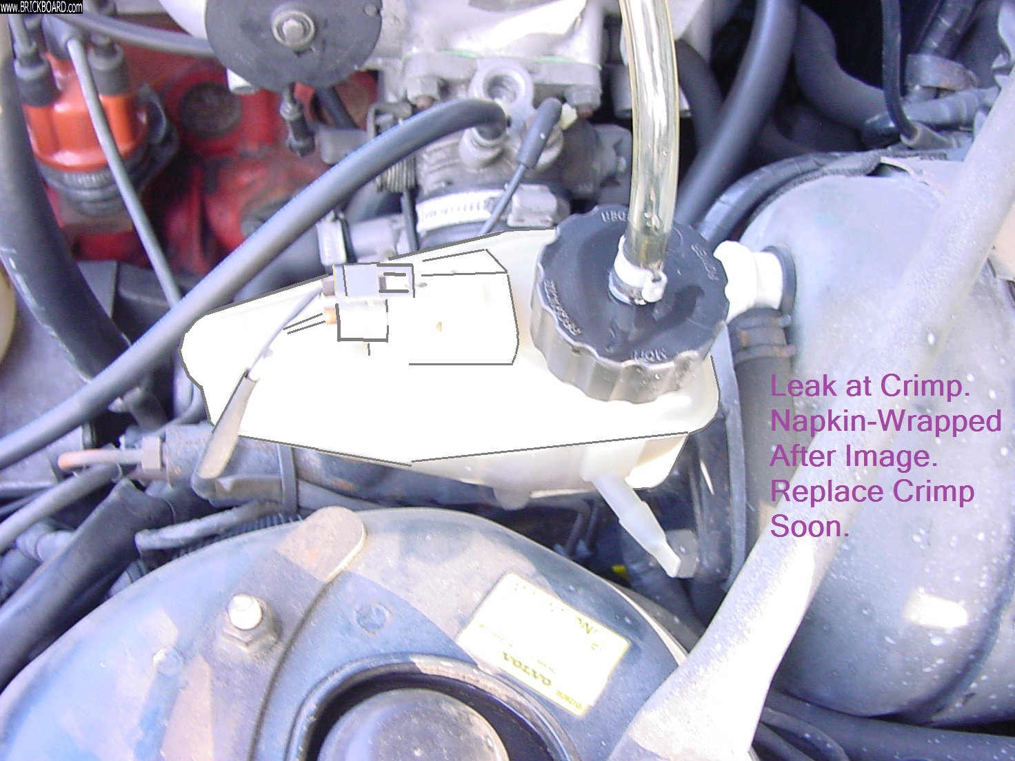 Volvo 200 -- 1992 Volvo 240 GL ABS Brake Fluid Flush 03FEB2019