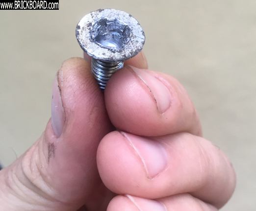 Volvo -- door hinge screws, beware!