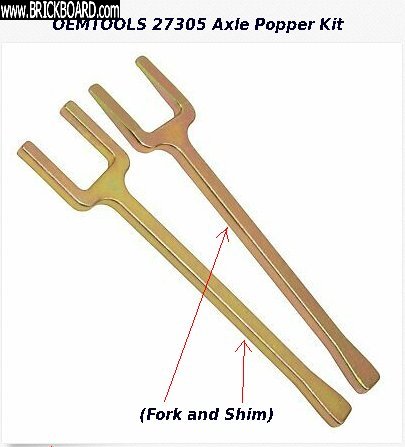 Volvo 850 -- 850 drive axle (CV Joint) removal tool