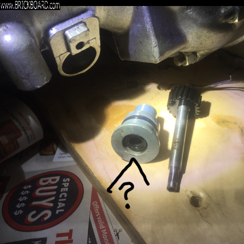Volvo -- Odd housing for the M41 speedo pinion